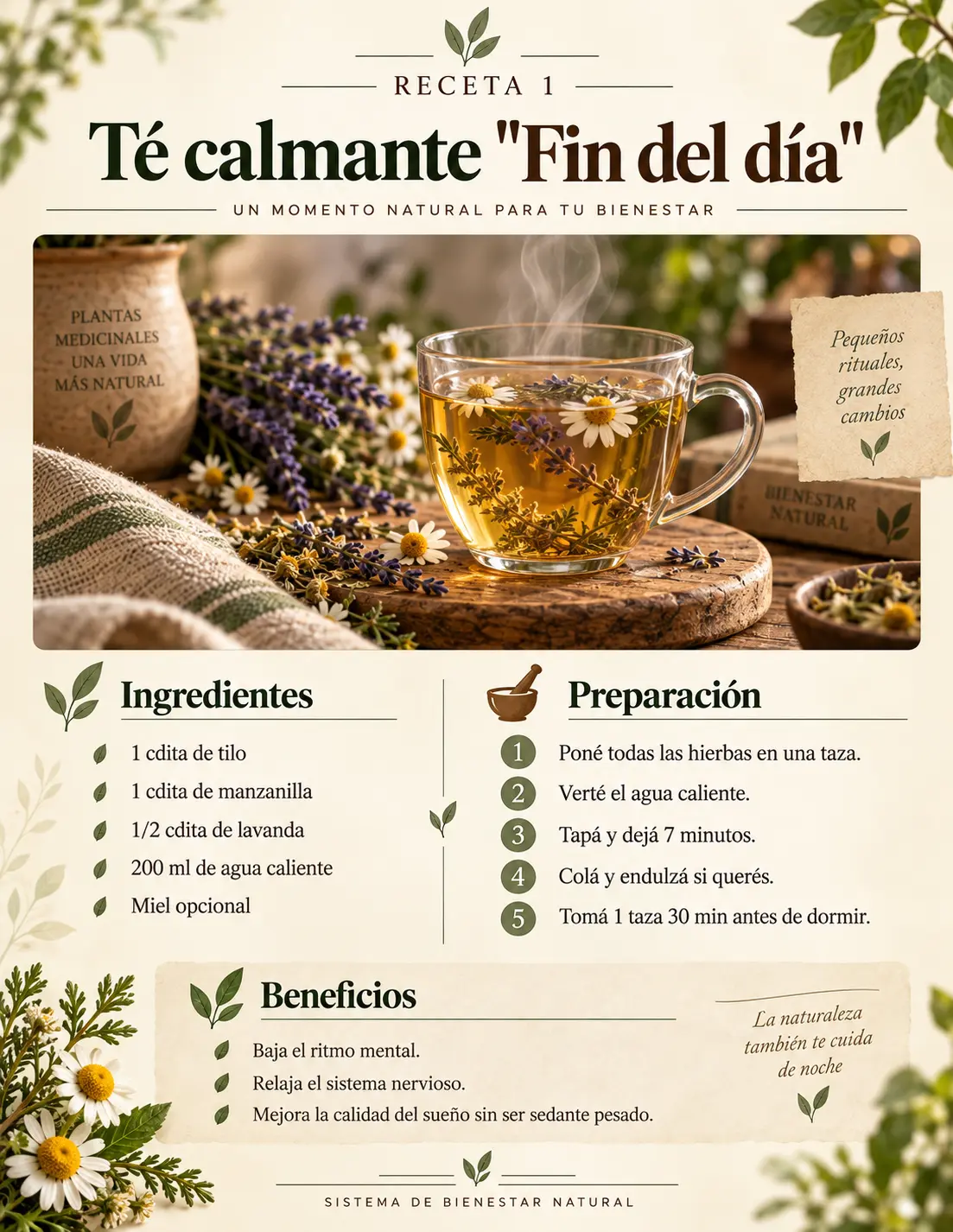 Página interna: recetas de digestión